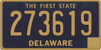 DE license plate 273619