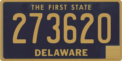 DE license plate 273620