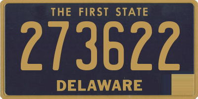 DE license plate 273622