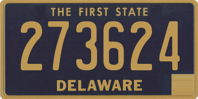 DE license plate 273624