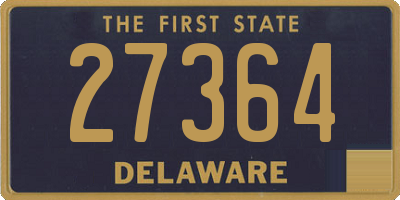 DE license plate 27364