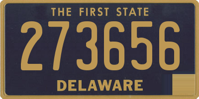 DE license plate 273656