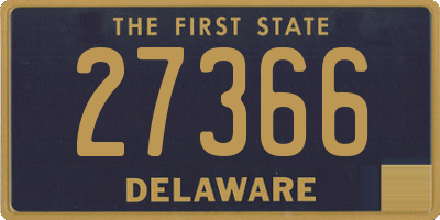 DE license plate 27366