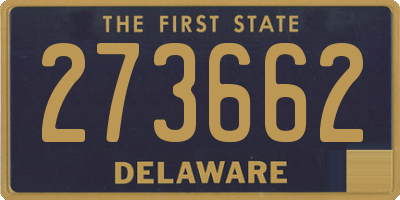 DE license plate 273662