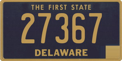 DE license plate 27367