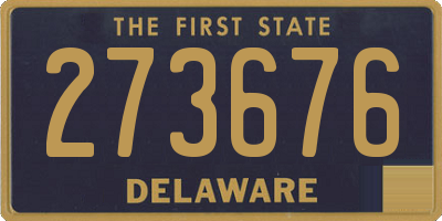 DE license plate 273676
