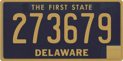 DE license plate 273679