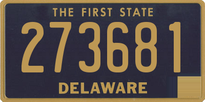 DE license plate 273681