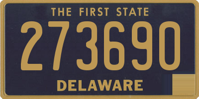DE license plate 273690