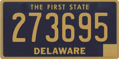 DE license plate 273695