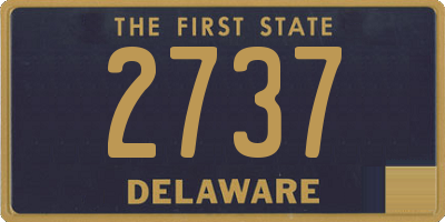 DE license plate 2737