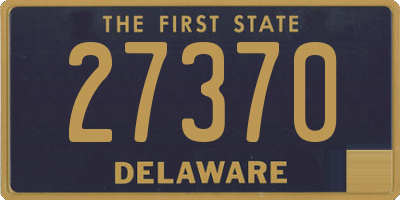 DE license plate 27370