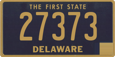 DE license plate 27373