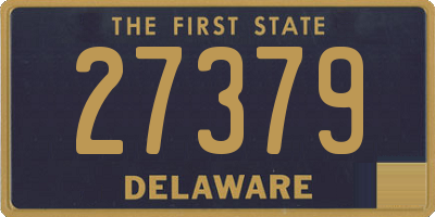 DE license plate 27379