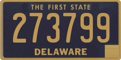 DE license plate 273799