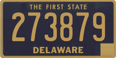 DE license plate 273879