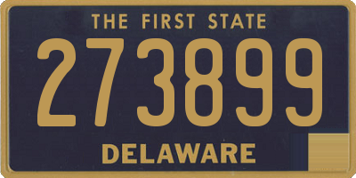 DE license plate 273899