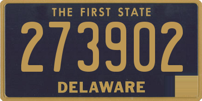 DE license plate 273902