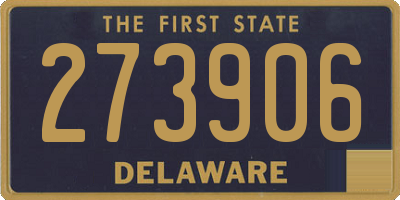 DE license plate 273906