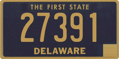 DE license plate 27391