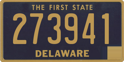 DE license plate 273941