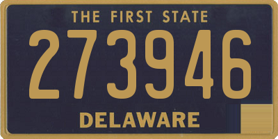DE license plate 273946