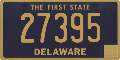 DE license plate 27395