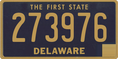 DE license plate 273976