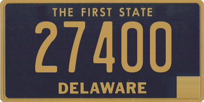 DE license plate 27400