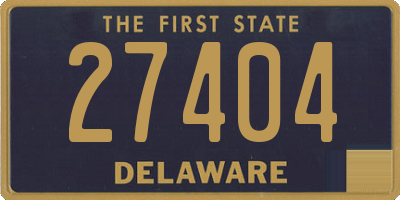 DE license plate 27404