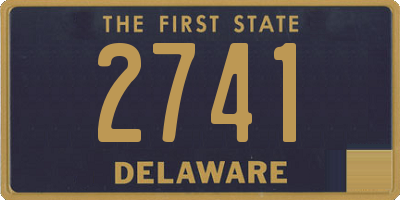 DE license plate 2741