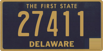 DE license plate 27411