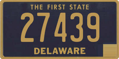 DE license plate 27439