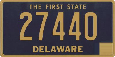 DE license plate 27440