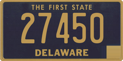 DE license plate 27450