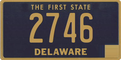 DE license plate 2746