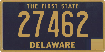 DE license plate 27462