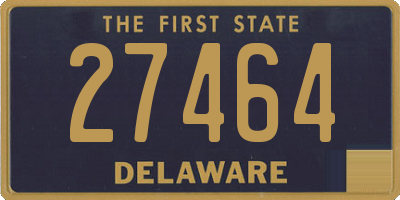 DE license plate 27464