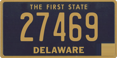 DE license plate 27469