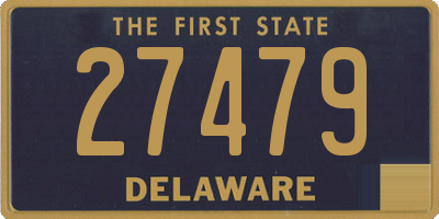 DE license plate 27479