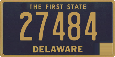 DE license plate 27484