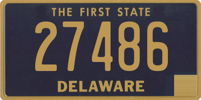 DE license plate 27486