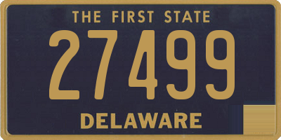 DE license plate 27499