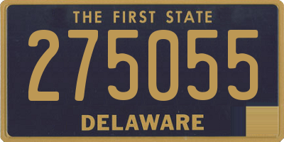 DE license plate 275055