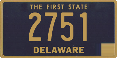 DE license plate 2751