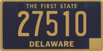 DE license plate 27510