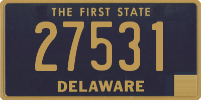 DE license plate 27531