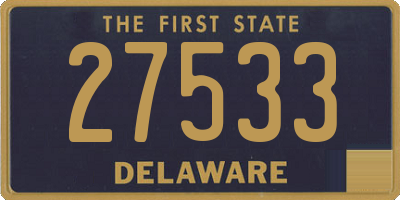 DE license plate 27533