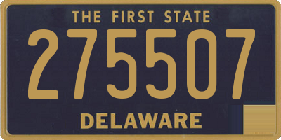 DE license plate 275507
