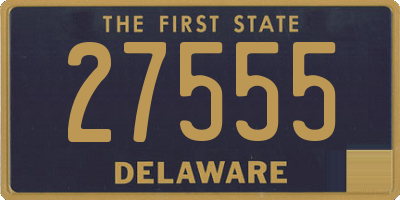 DE license plate 27555